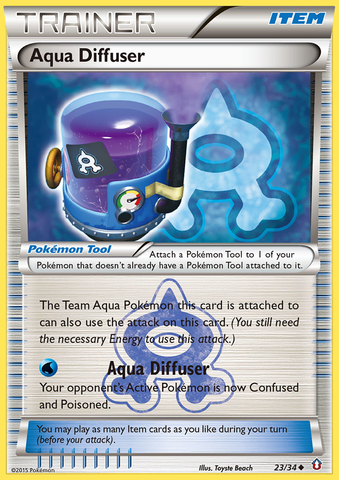 Difusor Aqua (23/34) [XY: Doble Crisis] 