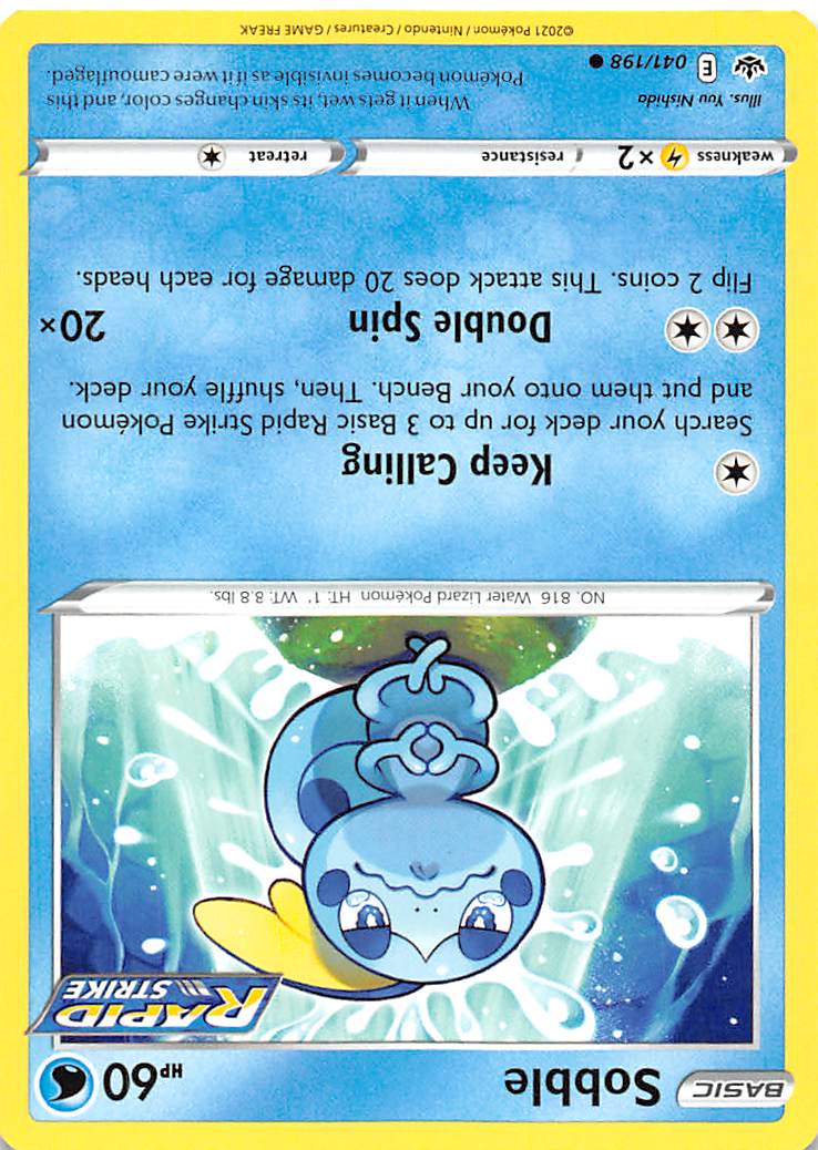 Sobble (041/198) [Espada y escudo: Reino escalofriante] 
