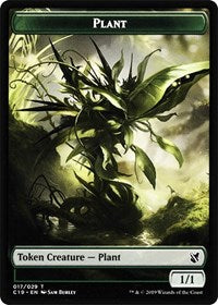 Planta // Token de doble cara Morph [Tokens Commander 2019] 