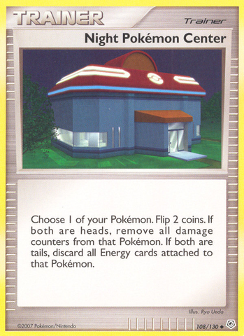 Centro Pokémon nocturno (108/130) [Diamante y Perla: Conjunto básico] 