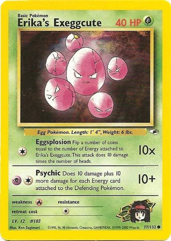 Exeggcute de Erika (77/132) [Gym Heroes Unlimited] 