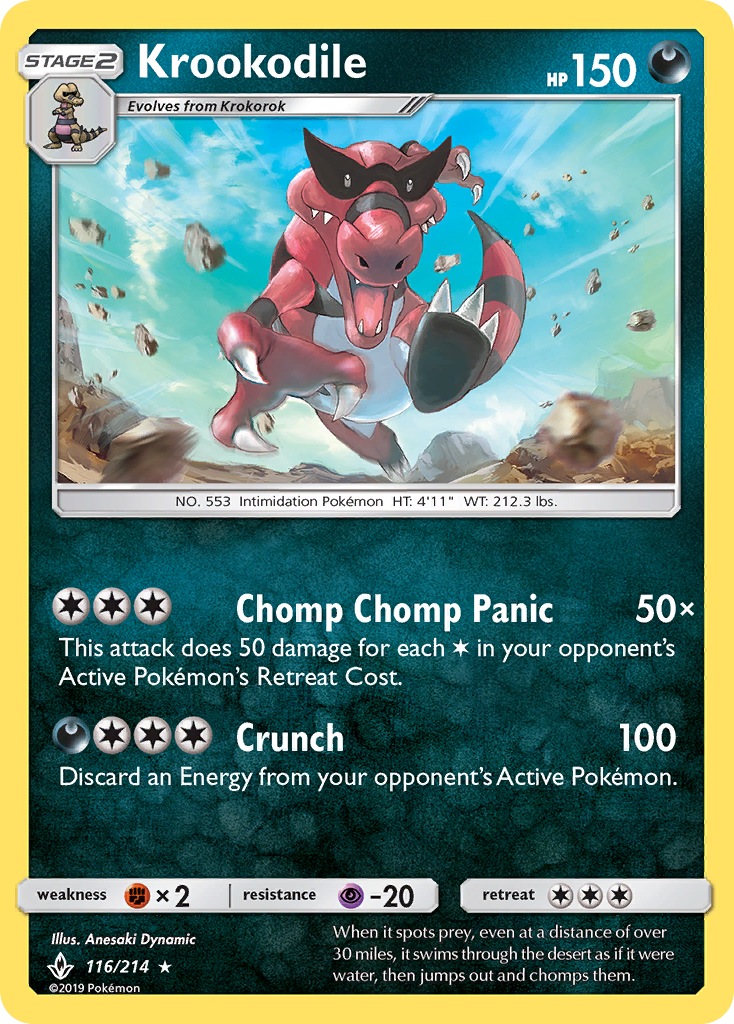 Krookodile (116/214) [Sol y Luna: Vínculos inquebrantables] 