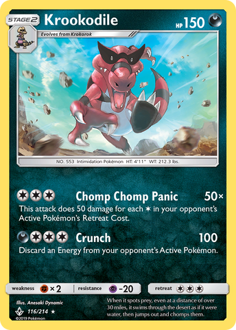 Krookodile (116/214) [Sol y Luna: Vínculos inquebrantables] 