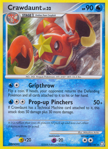 Crawdaunt (22/146) [Diamante y Perla: Leyendas despiertas] 