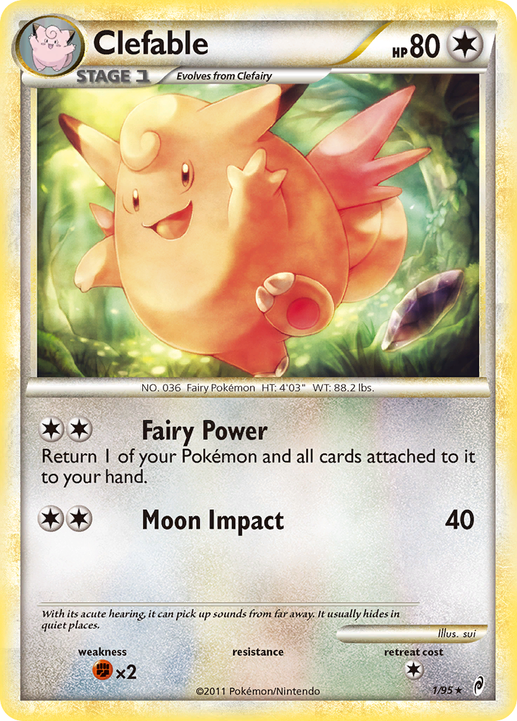 Clefable (1/95) [HeartGold y SoulSilver: Call of Legends] 