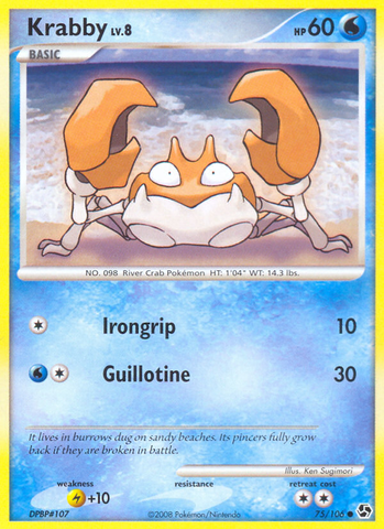 Krabby (75/106) [Diamante y Perla: Grandes encuentros] 