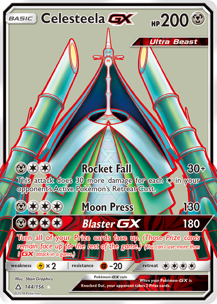 Celesteela GX (144/156) [Sol y Luna: Ultra Prisma] 