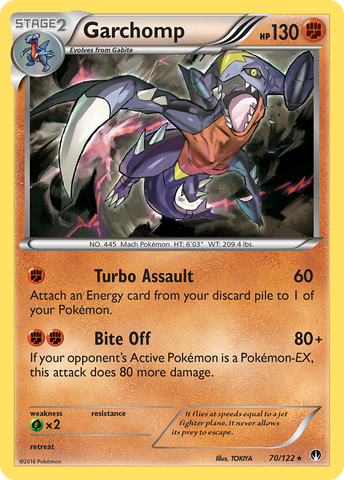 Garchomp (70/122) [XY: Punto de ruptura] 