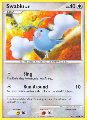Swablu (97/127) [Platino: Conjunto básico] 