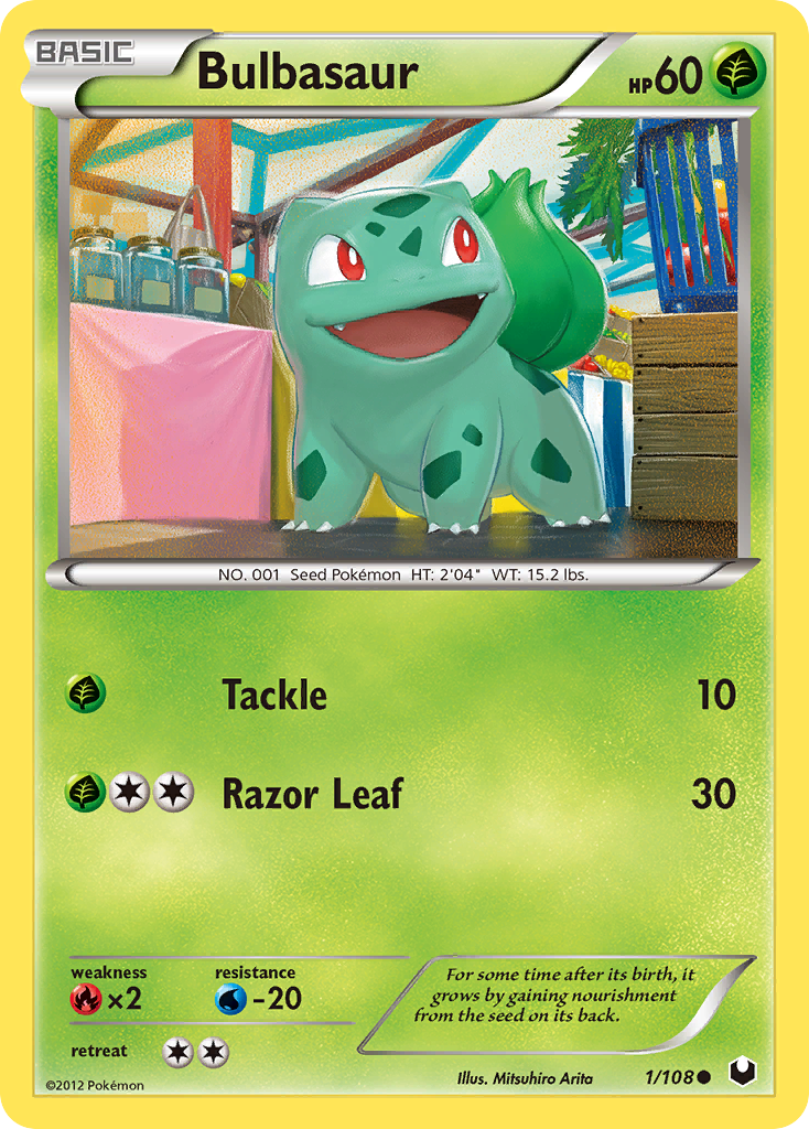 Bulbasaur (1/108) [Blanco y negro: Exploradores oscuros] 