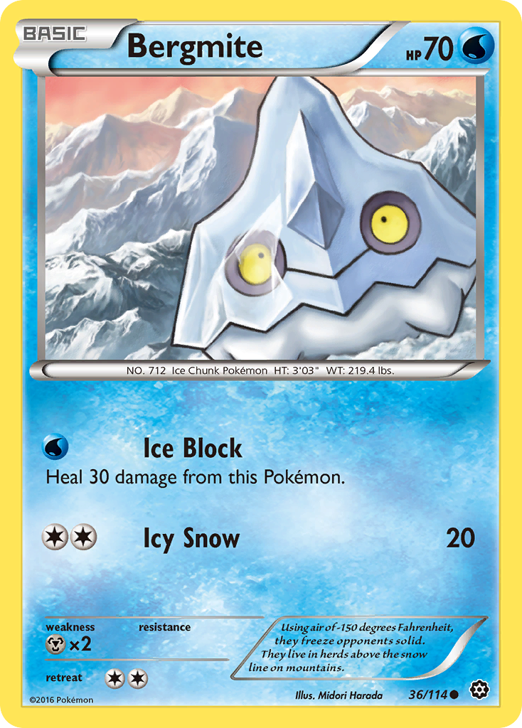 Bergmite (36/114) [XY: Asedio de vapor] 