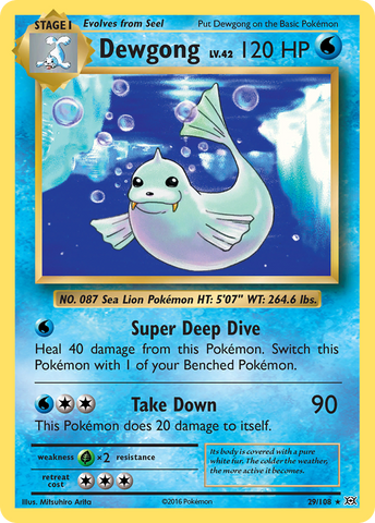 Dewgong (29/108) [XY: Evoluciones] 
