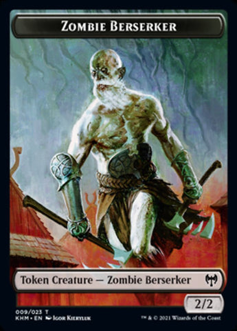 Ficha Zombie Berserker [Fichas Kaldheim] 