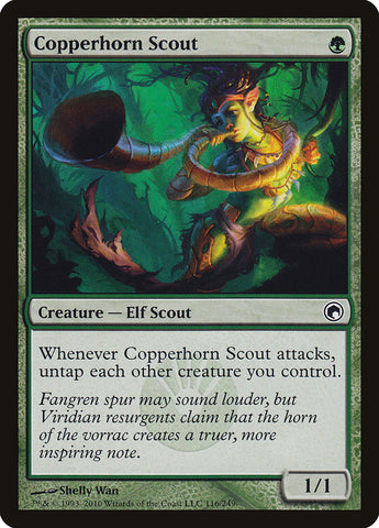 Explorador Cuerno de Cobre [Cicatrices de Mirrodin] 