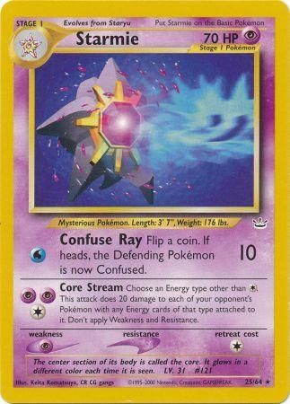Starmie (25/64) [Neo Revelación ilimitada] 