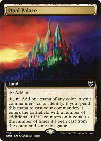 Palacio de ópalo (arte extendido) [Commander Legends] 