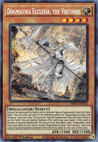 Dogmatika Ecclesia, la Virtuosa [MP21-EN101] Secreto Prismático Raro 