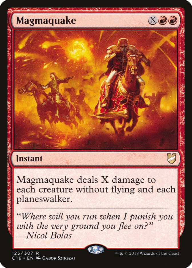 Terremoto de magma [Comandante 2018] 