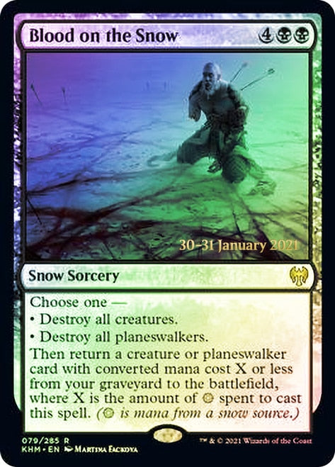Sangre en la nieve [Promociones de presentación de Kaldheim] 