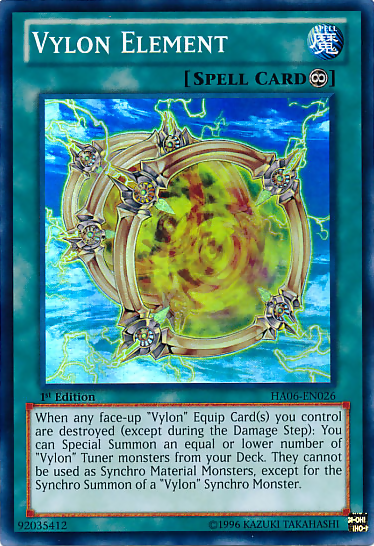 Elemento Vylon [HA06-EN026] Súper Raro 