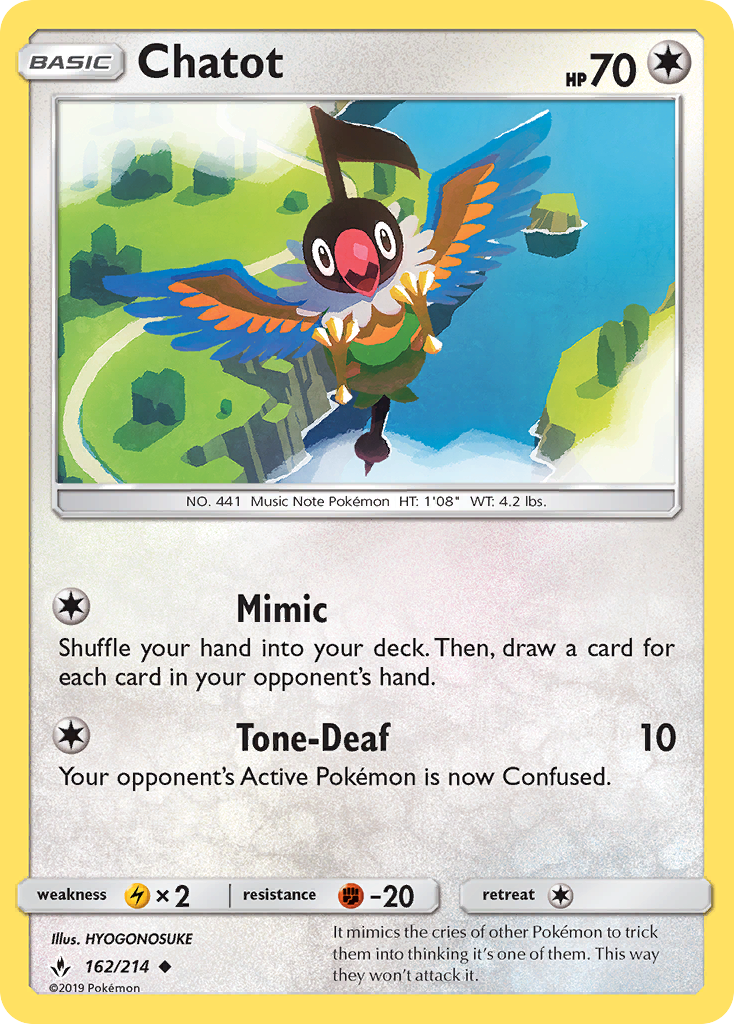 Chatot (162/214) [Sol y Luna: Vínculos Inquebrantables] 