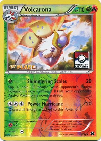 Volcarona (15/114) (Promoción de liga 1er lugar) [XY: Steam Siege] 