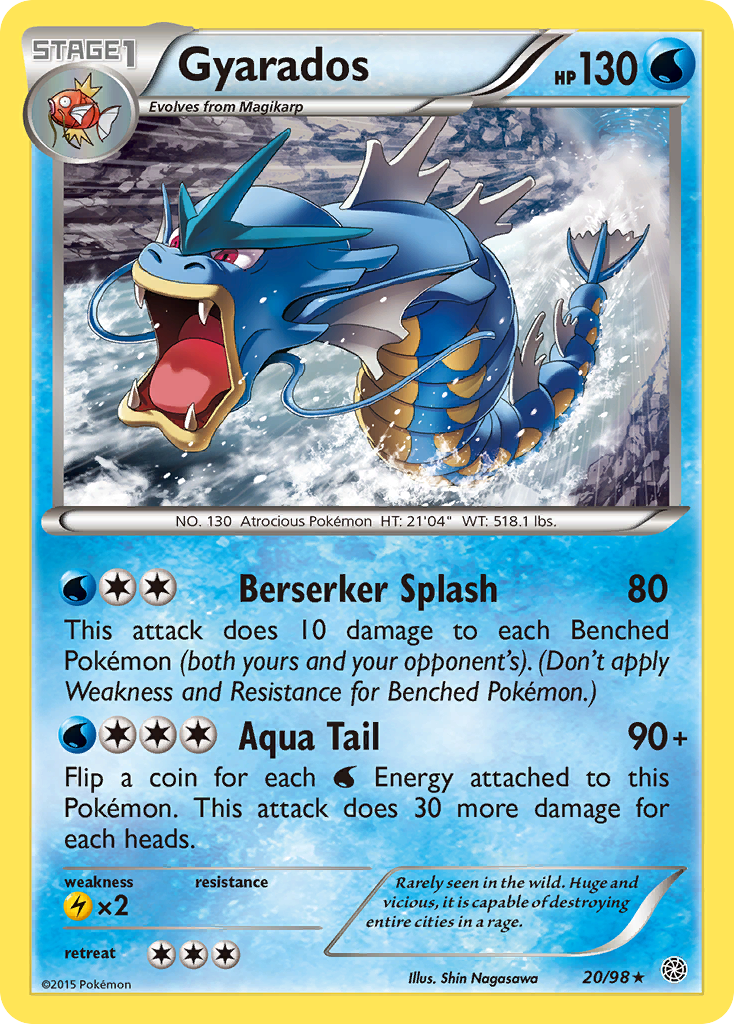Gyarados (20/98) [XY: Orígenes antiguos] 
