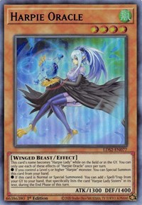 Oráculo Arpía (Púrpura) [LDS2-EN077] Ultra raro 