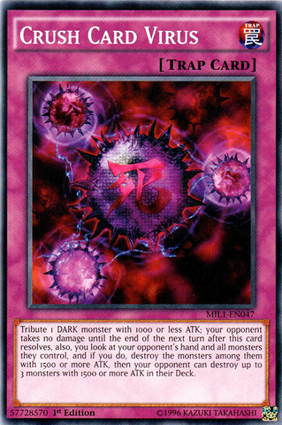 Virus de la tarjeta aplastante [MIL1-EN047] Común 