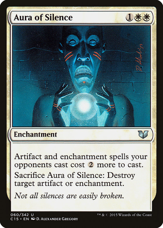 Aura de silencio [Commander 2015] 