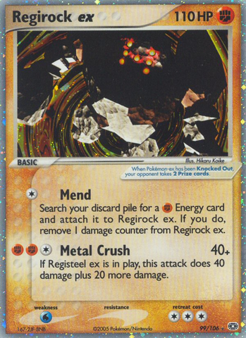 Regirock ex (99/106) [EX: Esmeralda] 