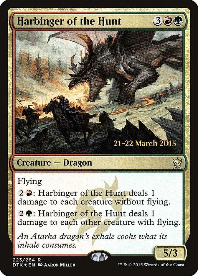 Heraldo de la caza [Promociones de presentación de Dragones de Tarkir] 