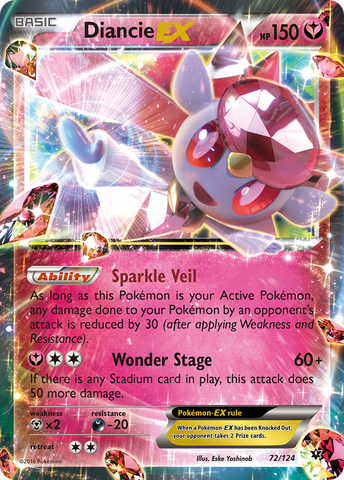 Diancie EX (72/124) [XY: Destinos en colisión] 