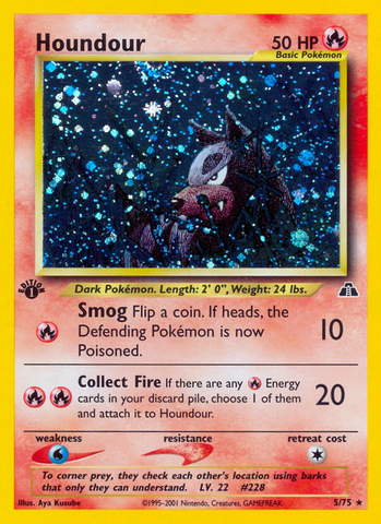 Houndour (5/75) [Neo Discovery 1.ª edición] 