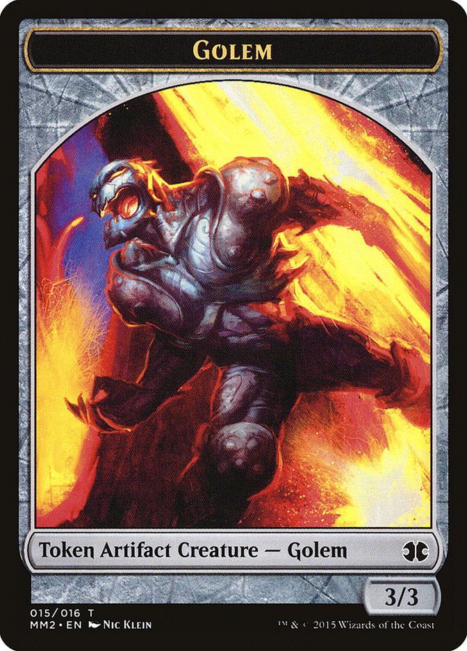 Ficha de Golem [Fichas de Modern Masters 2015] 