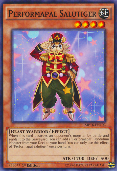 Performapal Salutiger [MP16-EN102] Común 