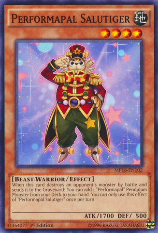Performapal Salutiger [MP16-EN102] Común 
