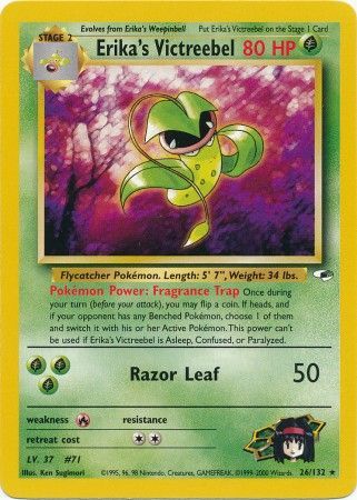 Victreebel de Erika (26/132) [Gym Heroes Unlimited] 