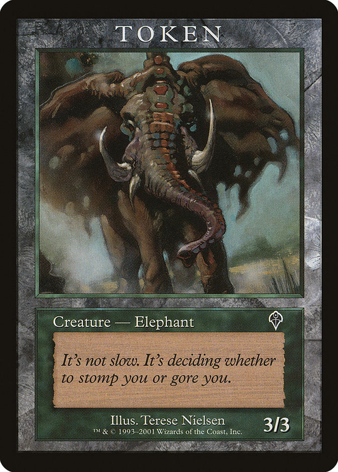 Ficha de elefante [Magic Player Rewards 2001] 