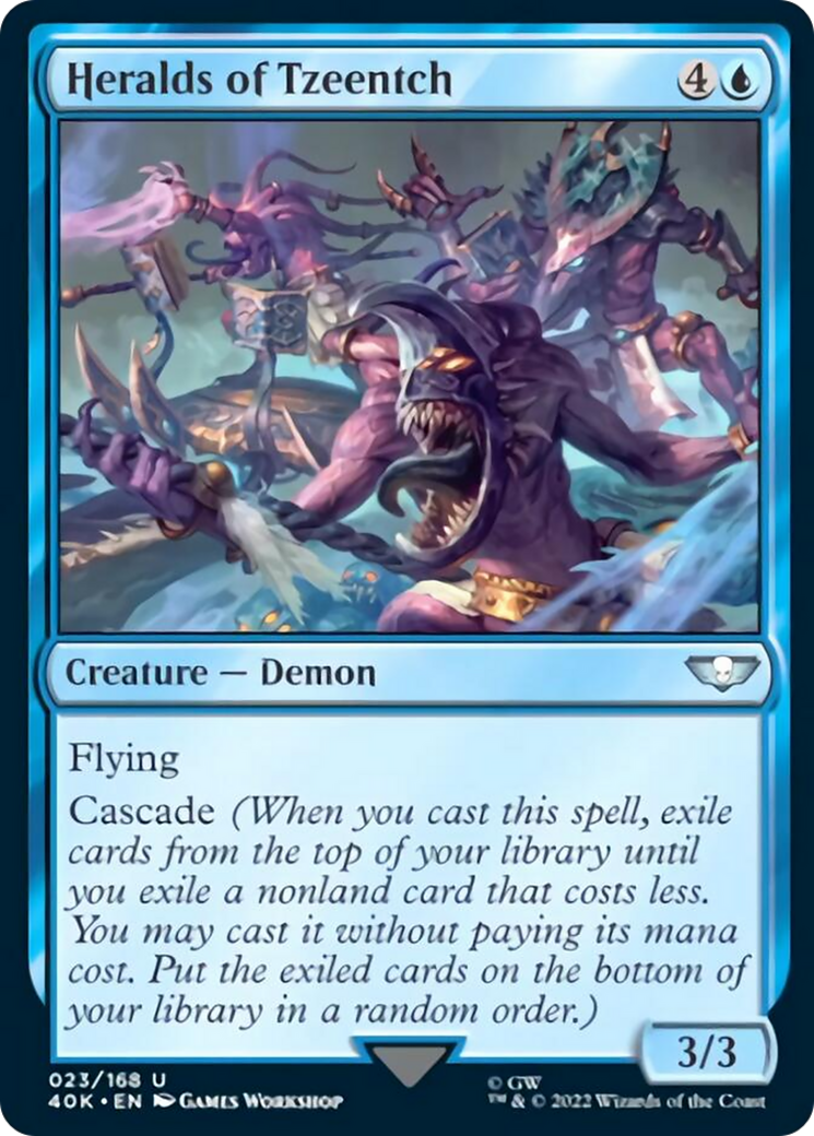 Heraldos de Tzeentch (Surge Foil) [Warhammer 40,000] 
