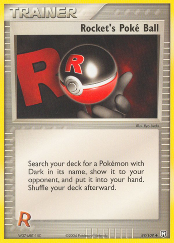 Pokebola de Rocket (89/109) [EX: El regreso del Equipo Rocket] 