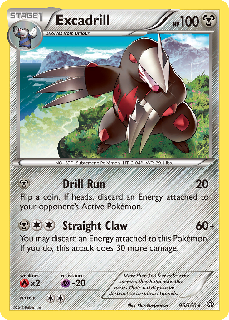 Excadrill (96/160) [XY: Choque primigenio] 