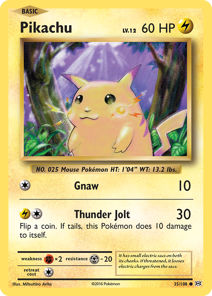 Pikachu (35/108) [XY: Evoluciones] 