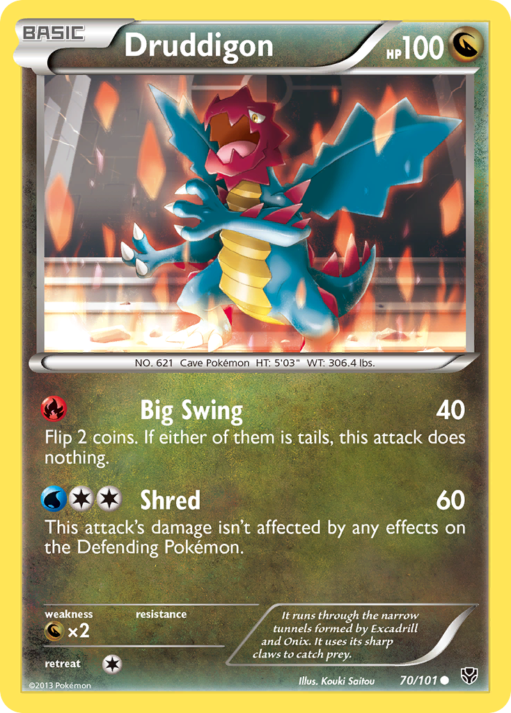 Druddigon (70/101) [Blanco y negro: Explosión de plasma] 