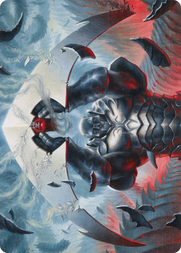 Tarjeta de arte vengado de Mirrodin [Serie de arte March of the Machine] 