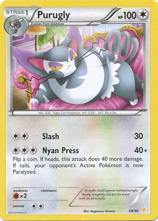 Purugly (19/30) [XY: Kit de entrenador 3 - Pikachu Libre] 