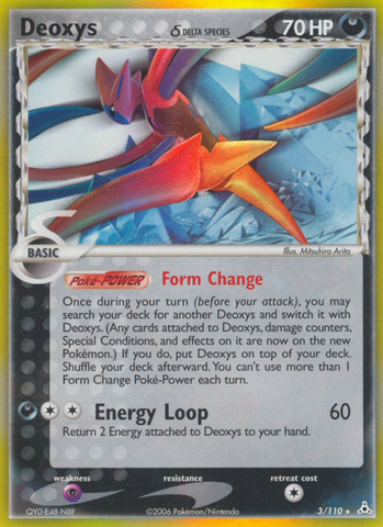 Deoxys (3/110) (Especie Delta) [EX: Holon Phantoms] 