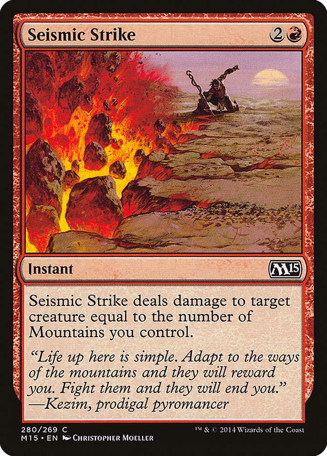 Golpe sísmico [Magic 2015] 