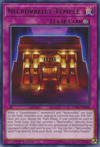 Templo del Necrovalle [SOFU-EN068] Raro 