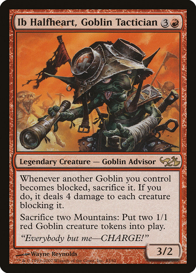 Ib Halfheart, táctico goblin [Mazos de duelo: elfos contra duendes] 
